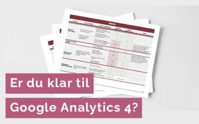Er du klar til Google Analytics 4?